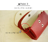本革 小銭入れ レディース 財布 【たわら】クリスマス プレゼント 日本製 【牛革/レザー/カードケース/カード入れ/財布/コインケース/シンプル/かわいい/おしゃれ/ギフト/プレゼント/女性/レディース/子ども/子供/革/ストラップ/FOOTAN 母の日 プレゼント 女性 敬老の日 - カミカゼオンライン