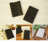 hoshinooto/星柄★本革ブックカバー（文庫サイズ）