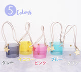 hoshinooto/アイスコーヒー用カップホルダー(星チャーム・巾着付き）