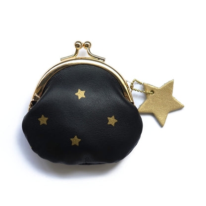 hoshinooto/本革 mini がま口財布 [Gemini-ジェミニ]