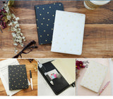 hoshinootoブランド/本革 手帳カバー（文庫サイズ）星シリーズ　[名入れ不可]