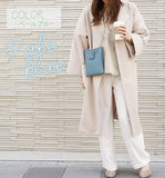 hoshinooto/ 本革 スマホポーチ［Libra-ライブラ］ タッセル付き