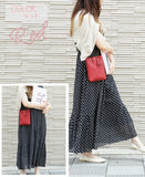 hoshinooto/ 本革 スマホポーチ［Libra-ライブラ］ タッセル付き