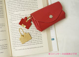 hoshinooto/本革 Odekakeチャーム　[くま・うさぎ]　名入れ可