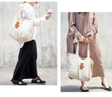 hoshinooto/くまちゃんリネントートバッグ　［名入れ可］