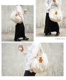 hoshinooto/くまちゃんリネントートバッグ　［名入れ可］