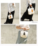 hoshinooto/くまちゃん ミニトートバッグ　［名入れ可］