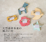 hoshinooto/本革 ブローチ 北欧［Columba-コルンバ］