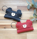 hoshinooto/本革 くまちゃんティッシュケース