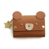 hoshinooto/本革 くまちゃんmini財布