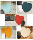 jour7[ジョルセ］/本革マウスパッド[epais-エペ] （四角・ハート）［名入れ可］