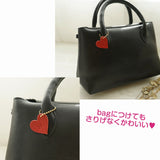 hoshinooto/本革ハートチャーム［名入れ可］