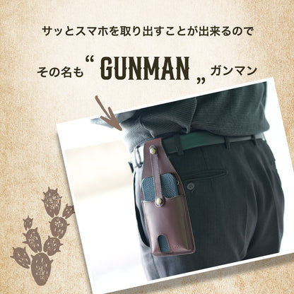 FOOTANブランド/スマホホルダー ［GUNMAN-ガンマン］