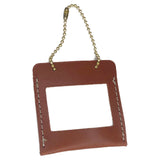 Natural Basicブランド/本革ボトルキープタグ（栃木レザー） ※中身差し替えタイプ