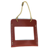 Natural Basicブランド/本革ボトルキープタグ（栃木レザー） ※中身差し替えタイプ