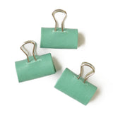 【10個セット】Natural Basicブランド/本革 ダブルクリップカバー