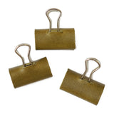 【5個セット】Natural Basicブランド/本革 ダブルクリップカバー