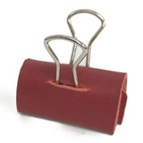 【5個セット】Natural Basicブランド/本革 ダブルクリップカバー