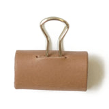 Natural Basicブランド/本革 ダブルクリップカバー