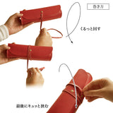 FOOTAN PREMIUM/ヌメ革 大容量ペンケース【Zattoシリーズ】［名入れ可］