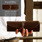 FOOTAN PREMIUM/ヌメ革 大容量ペンケース【Zattoシリーズ】［名入れ可］