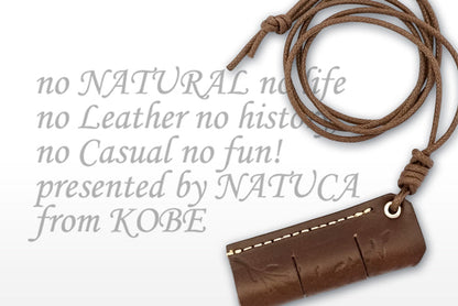 NATUCA./高級ヌメ革【元祖メガネホルダーPipe】