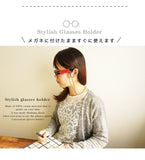 NATUCA./高級ヌメ革【メガネホルダーねこCarnya】