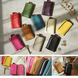 Natuca.ブランド/本革 キーケース(小銭入れ・カード収納可能）