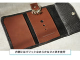 Natuca.ブランド/本革 キーケース(小銭入れ・カード収納可能）