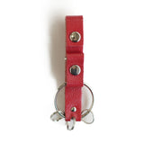 Natuca.ブランド/本革キーホルダー・キーリング ［DITO-ディート] スマホスタンド機能付き